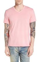 Men's The Rail V-neck Cotton T-shirt, Size - Pink