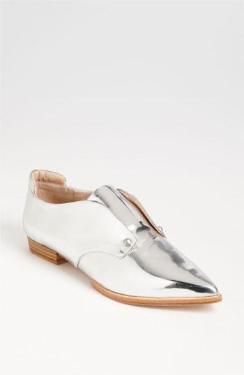 Joe's 'dakota' Flat Silver Metallic 8 M