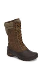 Women's The North Face Shellista Waterproof Insulated Snow Boot .5 M - Green