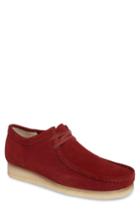 Men's Clarks Originals 'wallabee' Moc Toe Derby .5 M - Red (online Only)