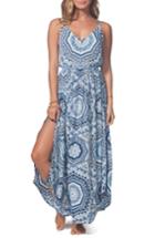 Women's Rip Curl La Playa Maxi Dress - Blue