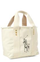 Polo Ralph Lauren Small Pony Canvas Tote - Beige