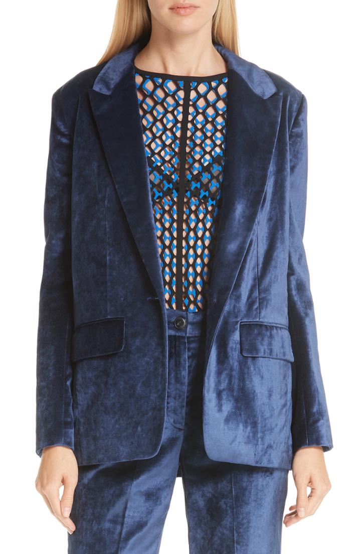 Women's Rag & Bone Monty Velvet Blazer