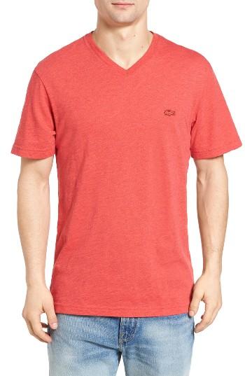 Men's Lacoste V-neck T-shirt (3xl) - Pink