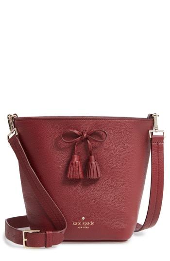 Kate Spade New York Hayes Street - Vanessa Leather Shoulder Bag - Red