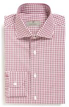 Men's Canali Trim Fit Check Dress Shirt