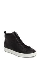 Women's Ecco Soft 8 High Top Sneaker -4.5us / 35eu - Black