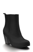 Women's Shoes Of Prey Block Heel Chelsea Boot .5 A - Black