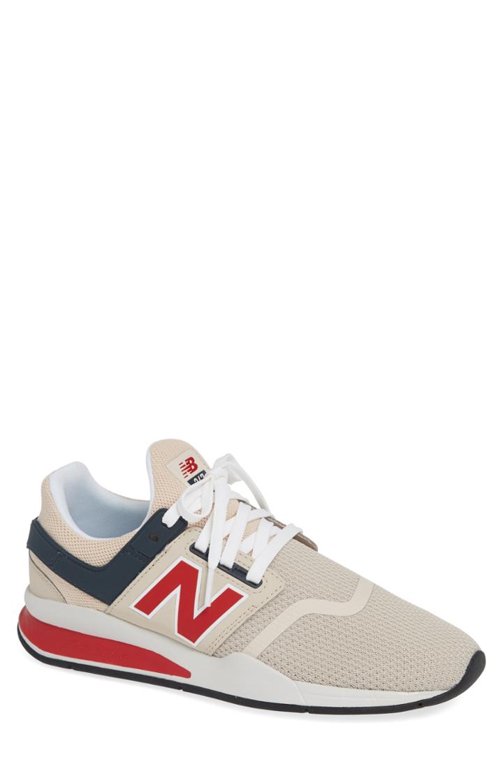 Men's New Balance 247 Sneaker .5 D - Beige