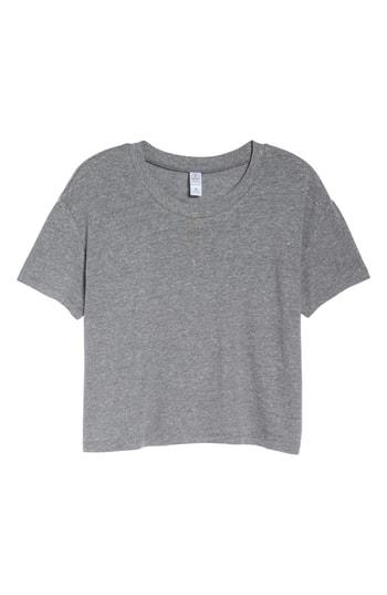 Women's Alternative Eco Crop Tee, Size - Grey