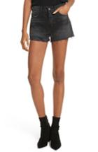 Women's Grlfrnd Cindy Rigid High Waist Denim Shorts - Black