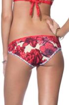 Women's Maaji Orchid Dolphins Signature Cut Bikini Bottoms - Coral