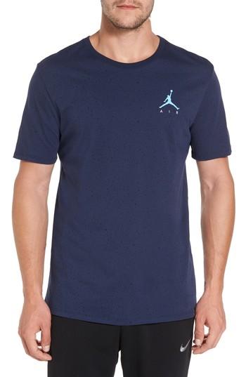 Men's Nike Jordan Sportswear Speckle T-shirt, Size - Blue