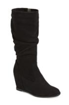 Women's Johnston & Murphy Nicole Wedge Boot M - Black