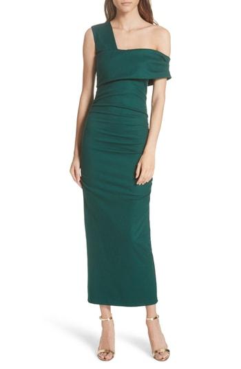 Women's Dvf Bently Midi Column Dress - Green