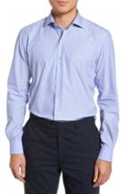 Men's Culturata Tailored Fit Soft Touch Fil Coupe Sport Shirt - Blue