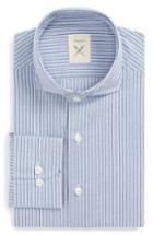 Men's Strong Suit Extra Trim Fit Stripe Dress Shirt R - Blue