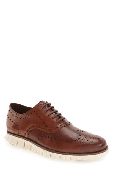 Men's Cole Haan 'zerogrand' Wingtip Oxford .5 W - Brown