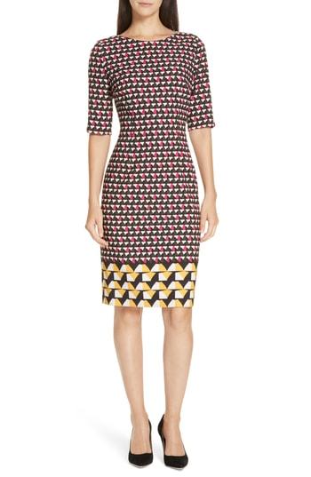 Women's Boss Dareika Anthracite Sheath Dress R - Pink