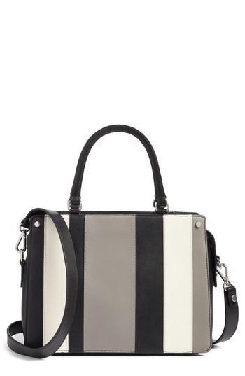 Treasure & Bond Small Logan Pieced Leather Satchel -
