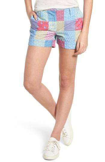 Women's Vineyard Vines Patchwork Everyday Shorts - Red
