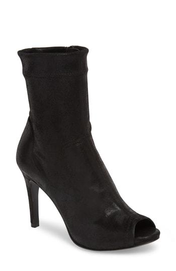 Women's Pedro Garcia Sauni Peep Toe Bootie Us / 35eu - Black