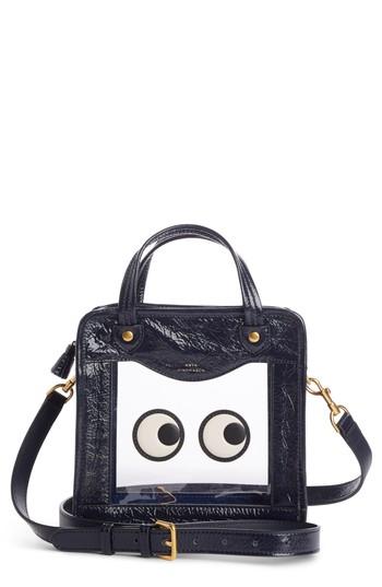 Anya Hindmarch Rainy Day Eyes Crossbody Bag - Blue