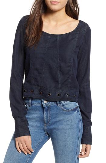Women's Dl1961 Suffolk St Denim Top - Black