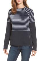 Women's Barbour Seaburn Stripe Sweatshirt Us / 8 Uk - Blue