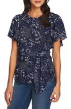 Women's 1.state Tie Waist Blouse, Size - Blue