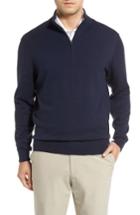 Men's Cutter & Buck Lakemont Half Zip Sweater, Size - Blue