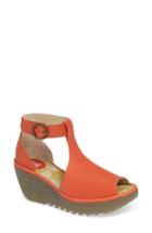 Women's Fly London Yall Sandal -8.5us / 39eu - Orange
