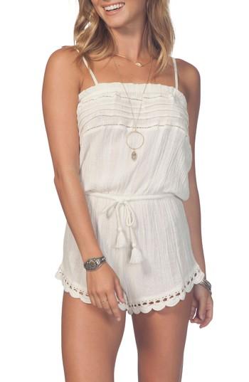 Women's Rip Curl Soaking Sun Romper - Ivory