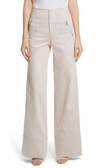 Women's Cinq A Sept Marla Wide Leg Pants - Pink