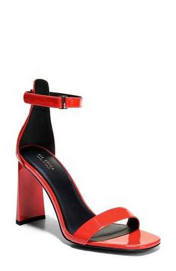 Women's Via Spiga Faxon Ankle Strap Sandal M - Orange
