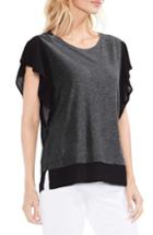 Women's Vince Camuto Ruffle Sleeve Top, Size - Grey