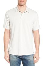 Men's True Grit Lux Textured Slub Pique Polo - Grey
