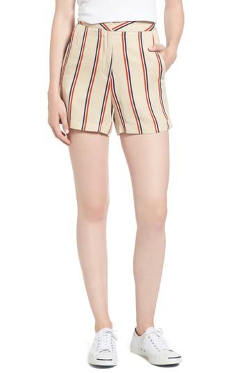 Women's Sincerely Jules Stripe High Waist Shorts
