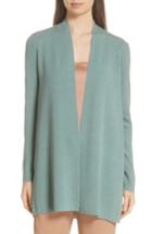 Women's Eileen Fisher Merino Straight Long Cardigan, Size - Blue