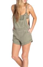 Women's Billabong Wild Pursuit Overalls - Green