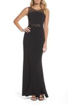 Women's Adrianna Papell Embellished Knit Crepe Gown