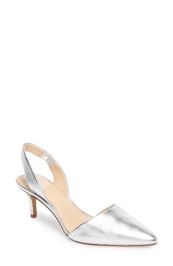 Women's Vince Camuto Kolissa Slingback Pump .5 M - Grey