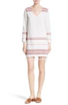 Women's Soft Joie Daralina Fringe Hem Shift Dress - White