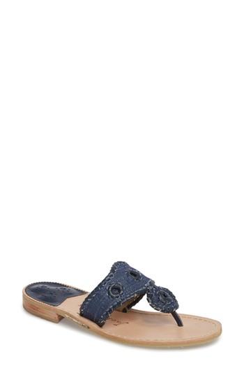 Women's Jack Rogers Isla Thong Sandal .5 M - White
