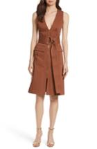 Women's Diane Von Furstenberg Zip Front Dress - Brown