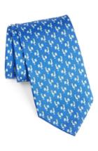 Men's Salvatore Ferragamo Rooster Print Silk Tie
