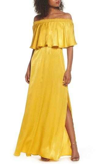 Women's Show Me Your Mumu Hacienda Convertible Gown - Yellow