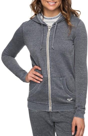 Women's Roxy Groovy Stardust Tidewall Hoodie - Black