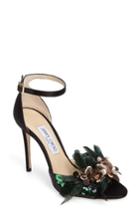 Women's Jimmy Choo Annie Ankle Strap Sandal .5us / 37.5eu - Black