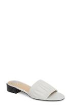 Women's Vince Camuto Nanita Pleated Slide Sandal M - White